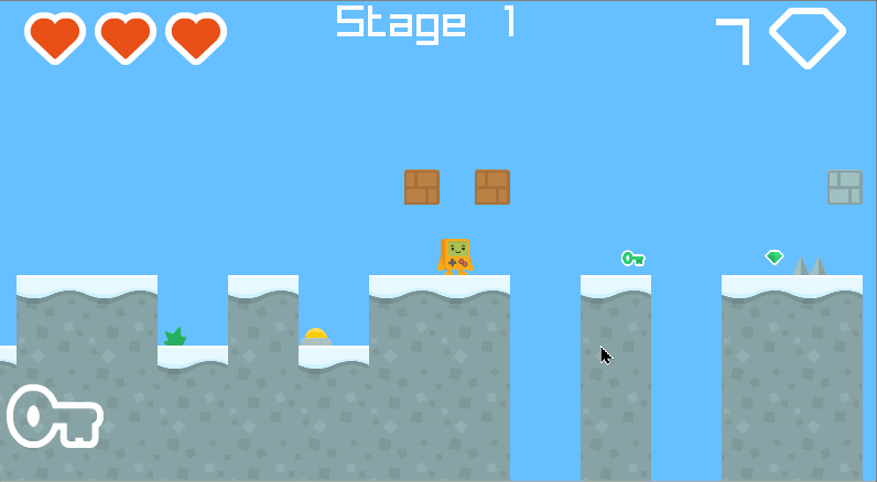 Platformer game in raylib